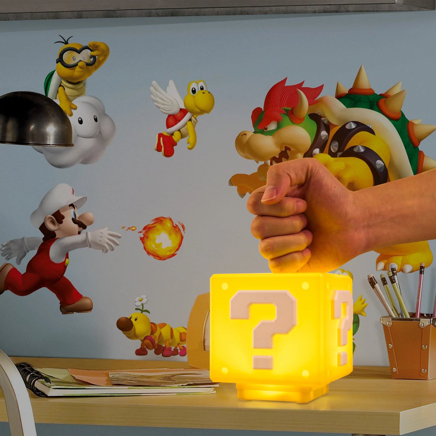 MARIO Themed Night Light with Sound Effects